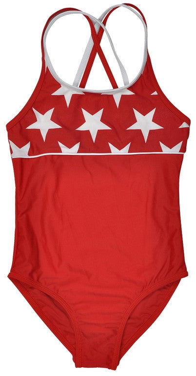 Cartanga Baddräkt Barn Red Lindberg