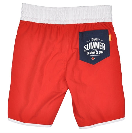Bondi Badshorts Barn Petrolium Red Lindberg