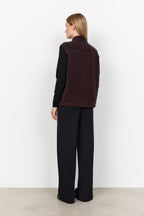 Onyx 3 Pile Vest Women Black | Smilebutiken - Soyaconcept