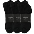 30-pack Svarta Sneakers Herrstrumpor Carlsteins
