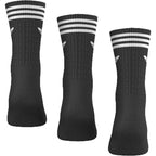 3-Pack Solid Crew Socks Black Adidas