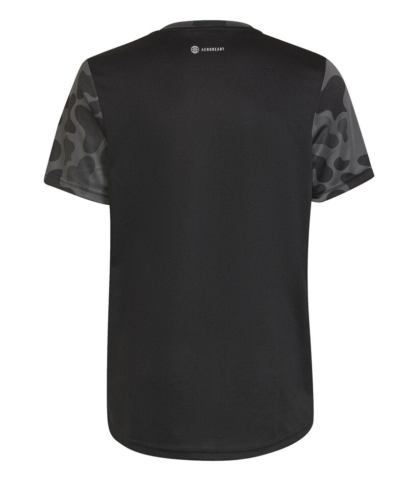 Camo Training T-shirt Junior Black Gresix White Adidas