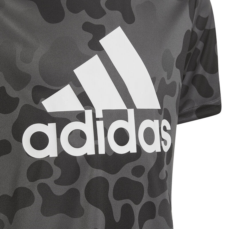 Camo Tränings T-shirt Junior Black Gresix White Adidas