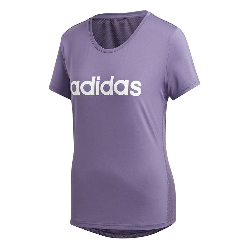 Tränings T-shirt Mesh Dam Lila Adidas
