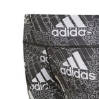 Brand Love Training Tights Kids Junior Black White Adidas
