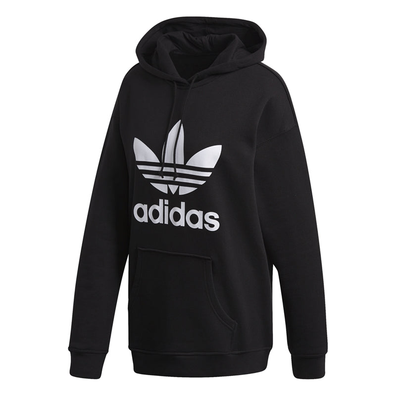 Trefoil Hoodie Dam Svart Adidas