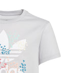 Trefoil T-shirt Junior Grey Floral Adidas