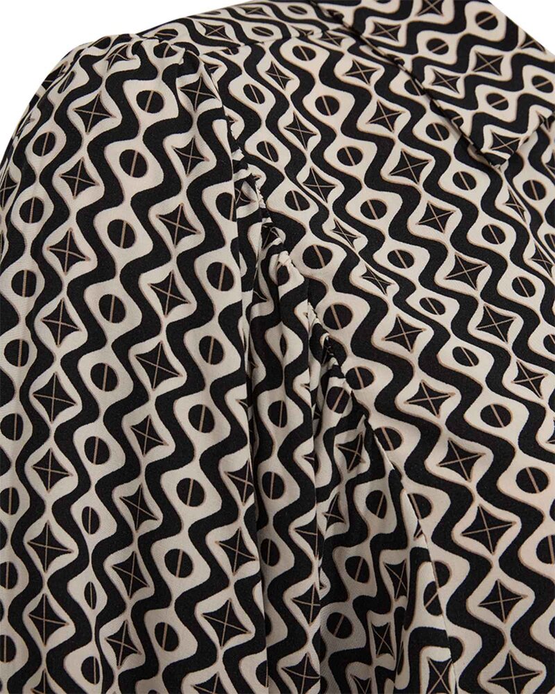 Adney Skjortblus Dam Moonbeam W Black | Smilebutiken - Freequent