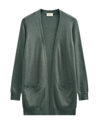 Agnes Cardigan Women Dark Forest Melange | Smilebutiken - Freequent
