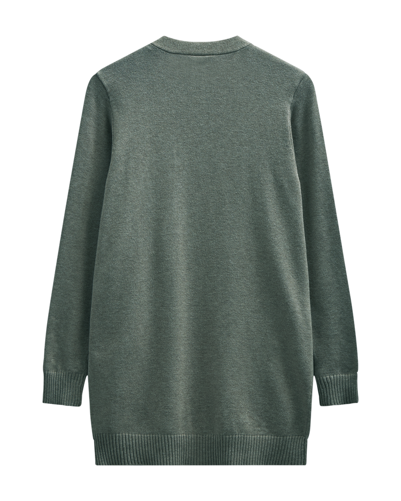 Agnes Cardigan Women Dark Forest Melange | Smilebutiken - Freequent