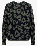 Alana Rundhalsad Tröja Dam Urban Dark Blue | Smilebutiken - Cecil