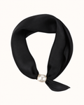 Alice Scarf med Magnetspänne Dam Svart Black | Smilebutiken - Caramelle Fashion