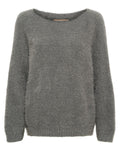 Anouk Stickad Tröja Dam Grå Medio Grey | Smilebutiken - Marta du Château