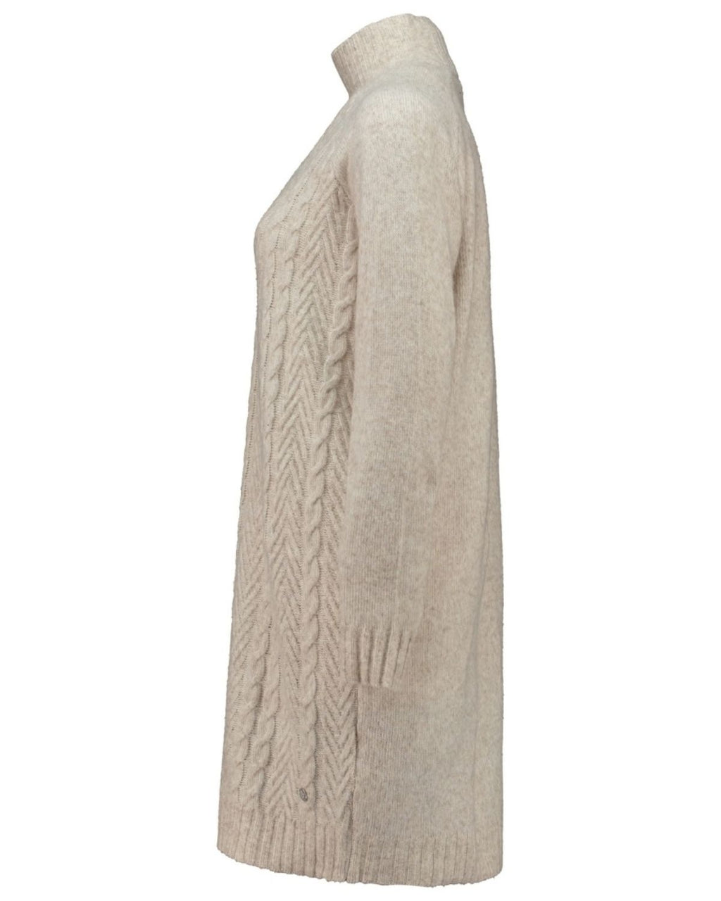 Ariella Stickad Klänning Dam Beige Cream Mel | Smilebutiken - Zabaione