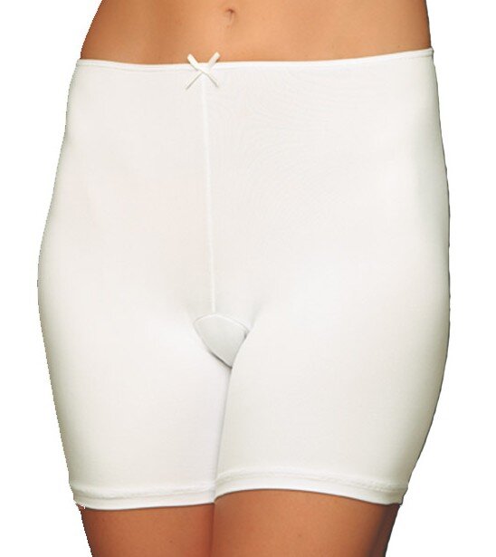 Långtrosa 1-Pack Microfiber Dam Vit - Avet
