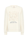 Banu 287 Women's Sweatshirt Cream | Smilebutiken - Soyaconcept