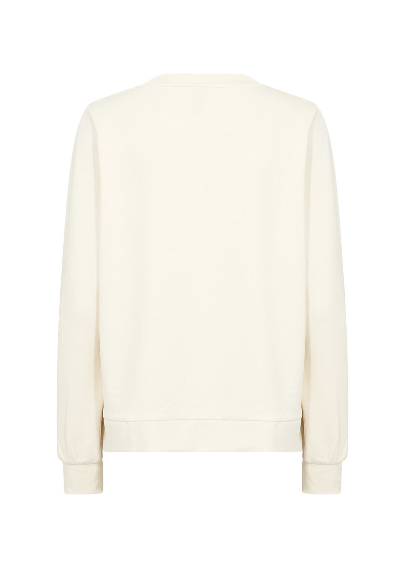 Banu 287 Women's Sweatshirt Cream | Smilebutiken - Soyaconcept