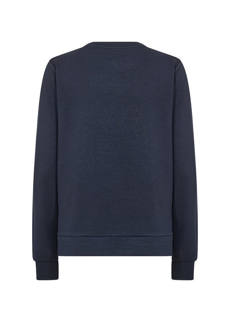 Banu 287 Sweatshirt Women Navy | Smilebutiken - Soyaconcept