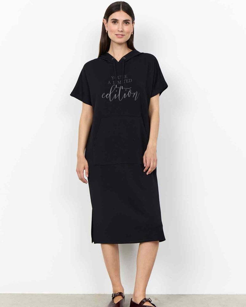 Banu 319 Sweatshirtklänning Dam Black | Smilebutiken - Soyaconcept
