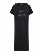 Banu 319 Sweatshirtklänning Dam Black | Smilebutiken - Soyaconcept