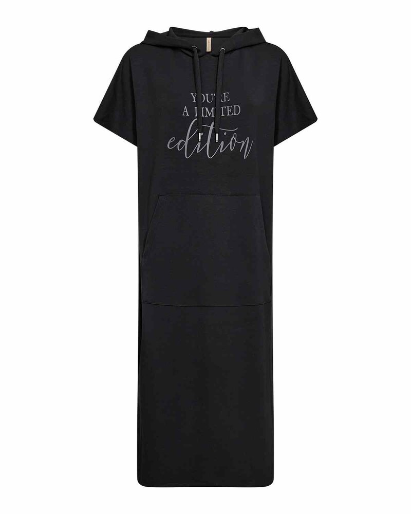 Banu 319 Sweatshirtklänning Dam Black | Smilebutiken - Soyaconcept