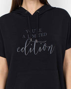 Banu 319 Sweatshirtklänning Dam Black | Smilebutiken - Soyaconcept
