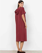 Banu 319 Sweatshirtklänning Dam Oxblood Red | Smilebutiken - Soyaconcept