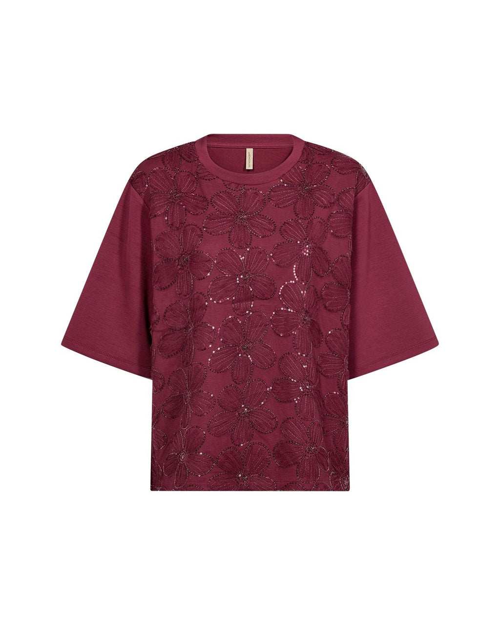Banu 345 T-shirt Dam Röd Rhododendron | Smilebutiken - Soyaconcept