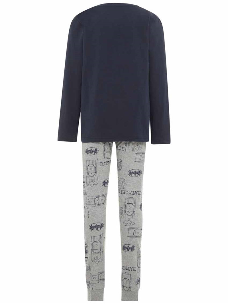 Batman Tvådelad Långärmad Pyjamas Mörkblå Junior - Name it