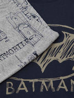 Batman Tvådelad Långärmad Pyjamas Mörkblå Junior - Name it