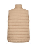 Benete 6 Quiltad Väst Dam Beige Camel | Smilebutiken - Soyaconcept