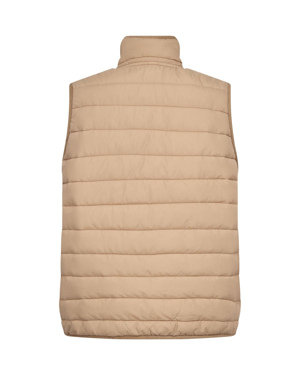 Benete 6 Quiltad Väst Dam Beige Camel | Smilebutiken - Soyaconcept