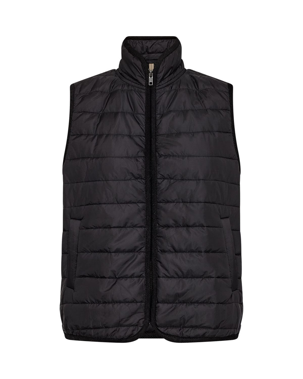 Benete 6 Quiltad Väst Dam Svart Black | Smilebutiken - Soyaconcept