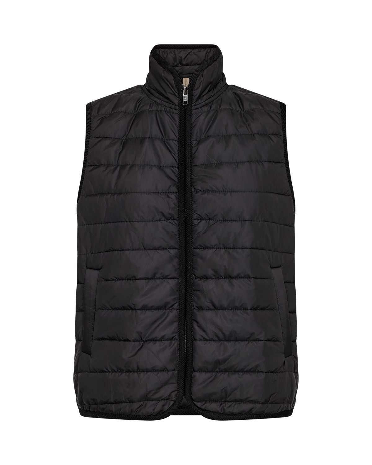Benete 6 Quiltad Väst Dam Svart Black | Smilebutiken - Soyaconcept