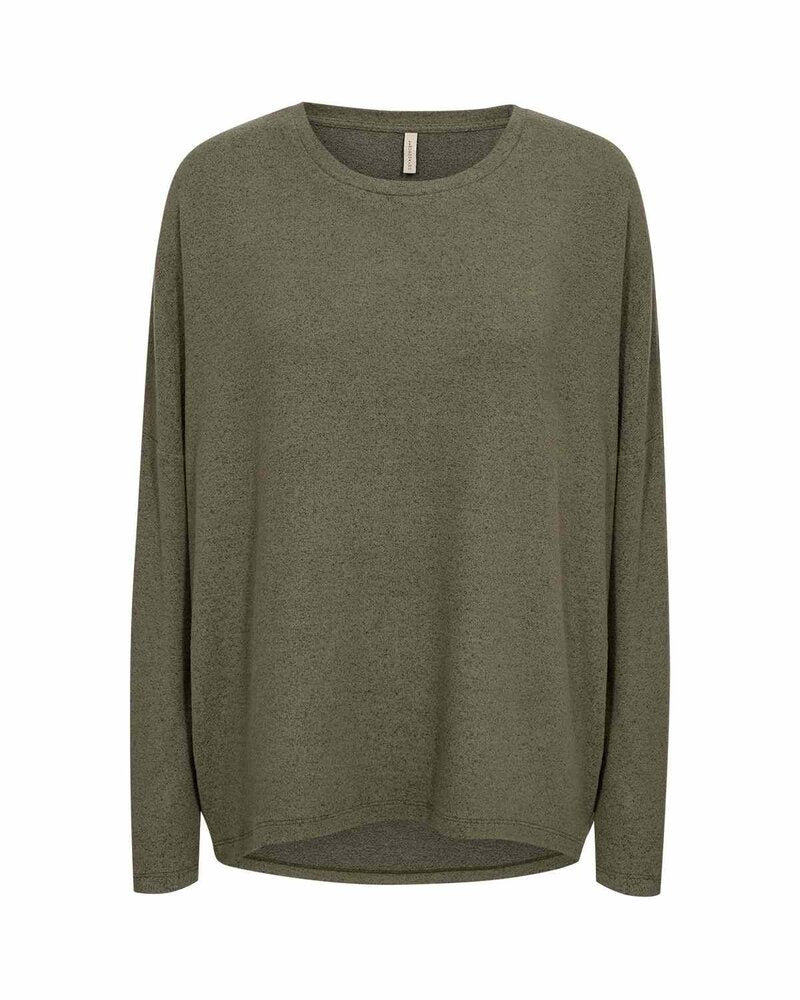 Biara Tröja Dam Grape Leaf Melange | Smilebutiken - Soyaconcept