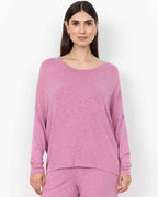 Biara Tröja Dam Mauve Orchid Melange | Smilebutiken - Soyaconcept