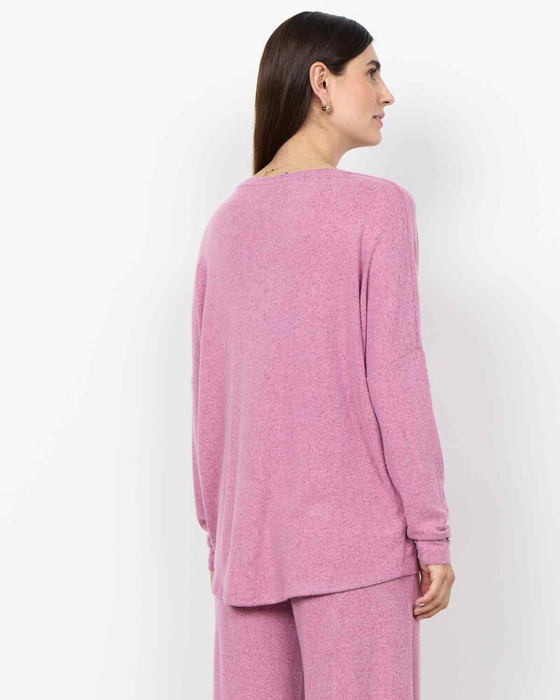 Biara Tröja Dam Mauve Orchid Melange | Smilebutiken - Soyaconcept