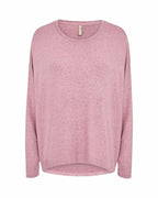 Biara Tröja Dam Mauve Orchid Melange | Smilebutiken - Soyaconcept