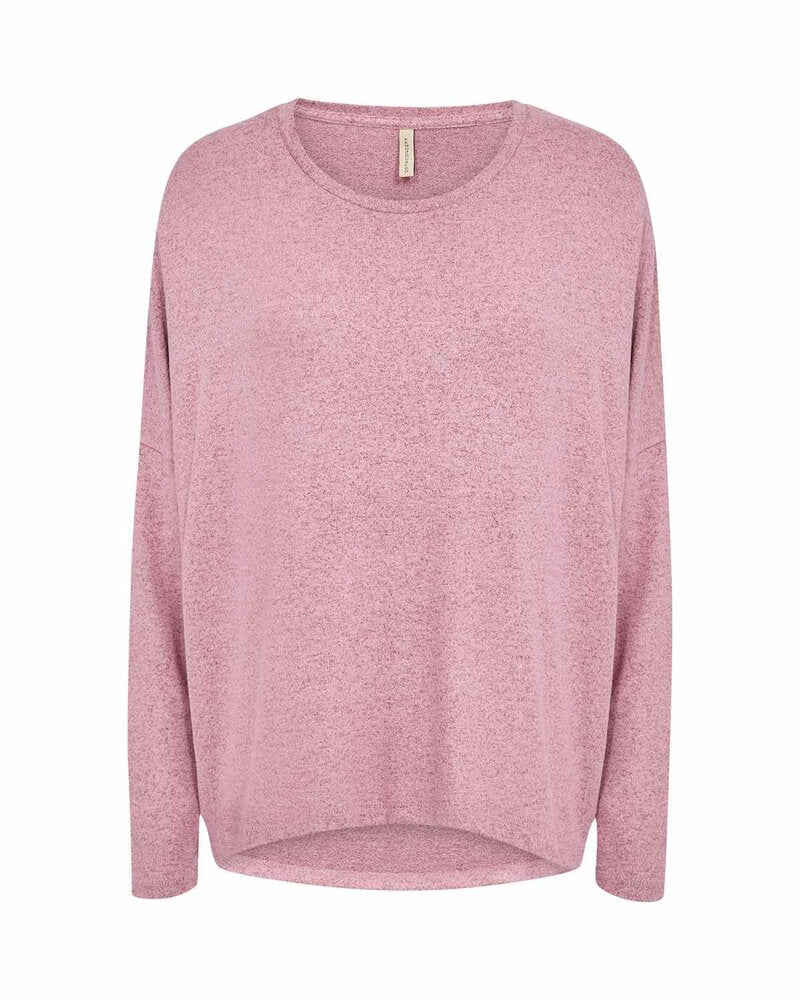 Biara Tröja Dam Mauve Orchid Melange | Smilebutiken - Soyaconcept