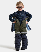Bjärven 5 Vinteroverall Barn Grön Deep Green | Smilebutiken - Didriksons
