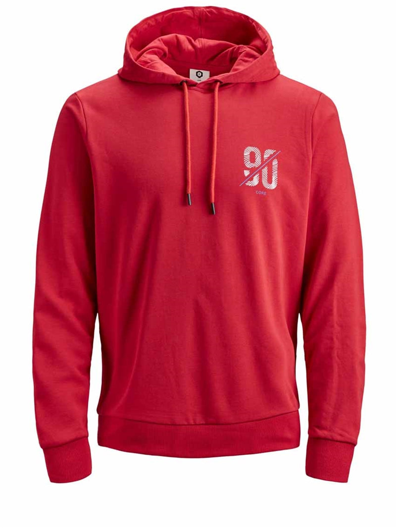 Booster Hoodie Herr Tango Red - Jack & Jones