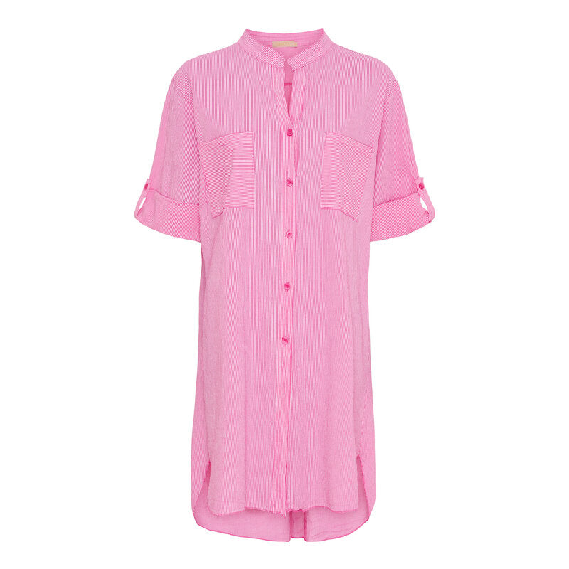 Bugatti Långskjorta Dam Rosa Fuchia Stripe | Smilebutiken - Marta du Chateau