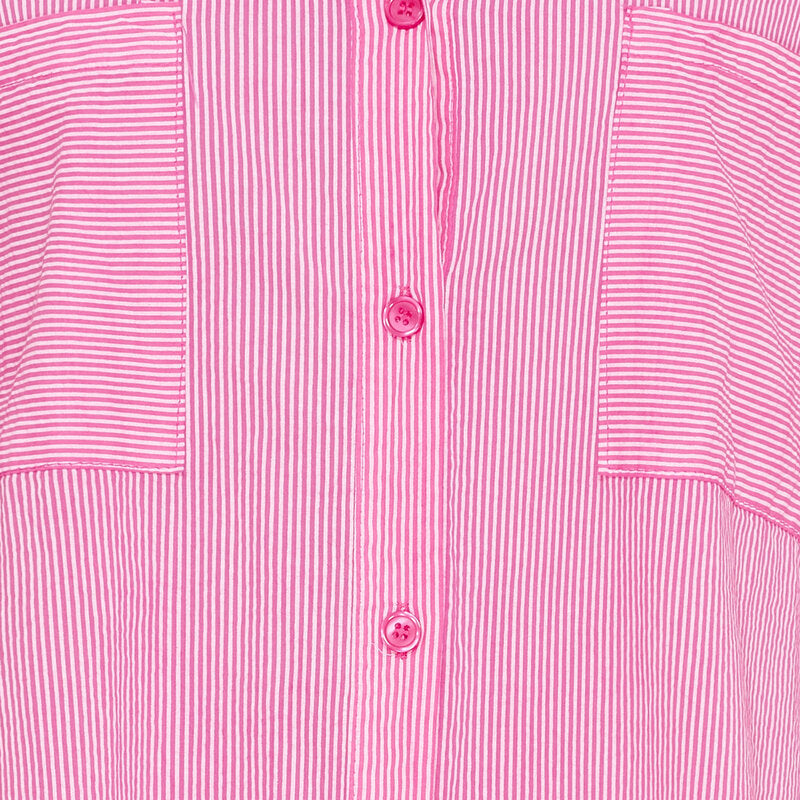 Bugatti Långskjorta Dam Rosa Fuchia Stripe | Smilebutiken - Marta du Chateau