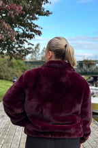 By Clara Aya Jacka Dam Bordeaux Caramelle Fashion