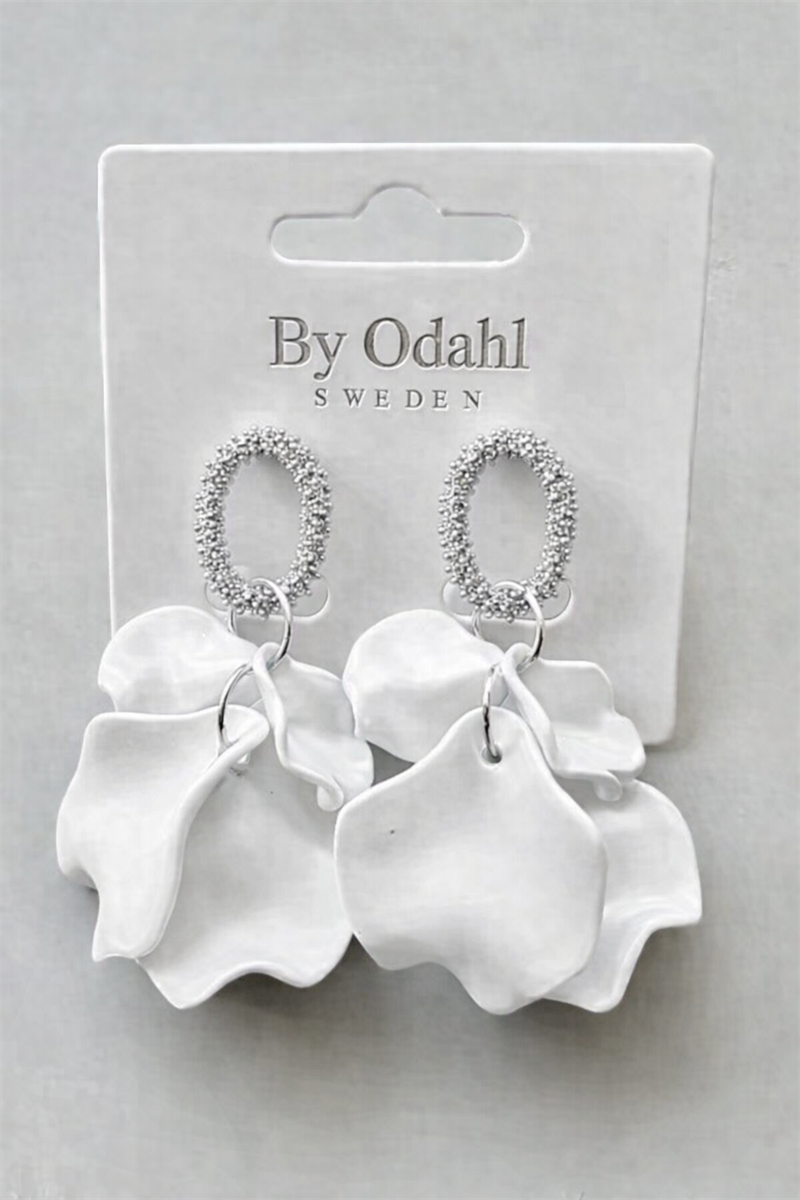 Nellie Örhängen White By Odahl