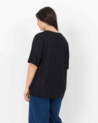 Caimi 7 T-shirt Dam Black | Smilebutiken - Wasabiconcept