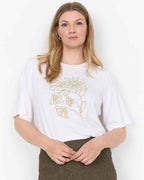 Caimi 7 T-shirt Dam White | Smilebutiken - Wasabiconcept