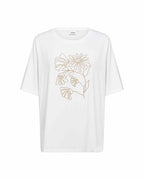 Caimi 7 T-shirt Dam White | Smilebutiken - Wasabiconcept