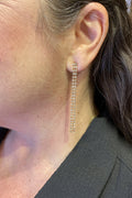 Caramelle Fashion Rhinestone Earrings Women Gold - Caramelle Fashion