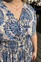 Caramelle Idelle Klänning Dam Blue CARAMELLE FASHION